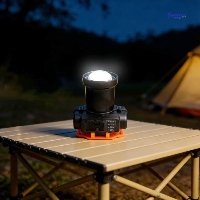 ShiErTu Telescope Zoom Lithium Battery Strong Light Headlight-V592