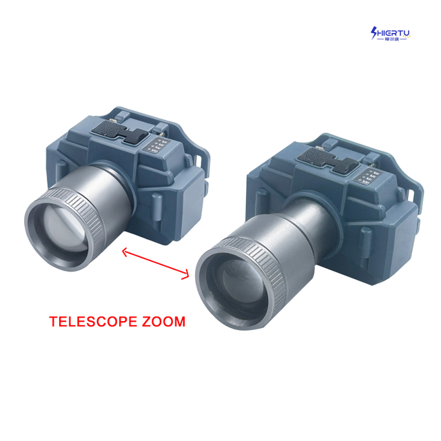 ShiErTu 32MM Telescope Zoom Strong Light Lithium Battery Headlamp-V585