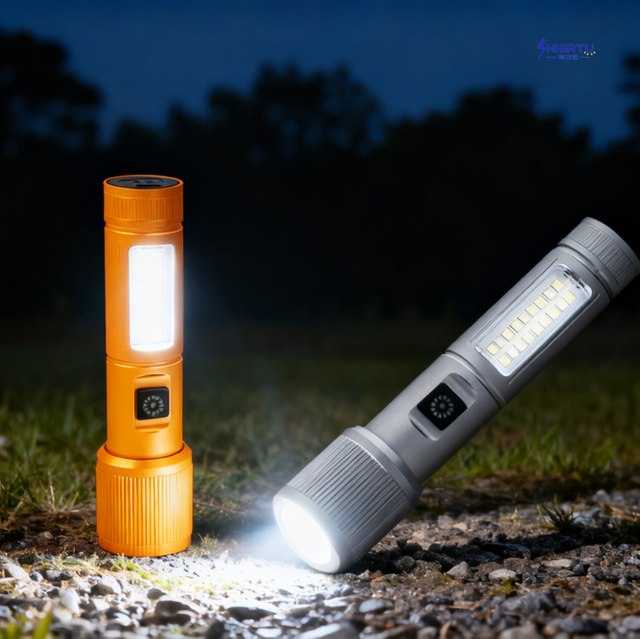 ShiErTu Ultra-long Range Aluminum Alloy Telescope Zoom Flashlight-803