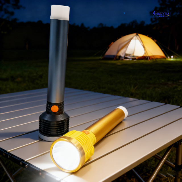 ShiErTu Aluminum Alloy Lithium Battery Flashlight-2823