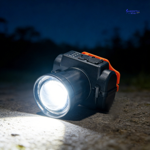 ShiErTu Telescope Zoom Lithium Battery Strong Light Headlight-V592